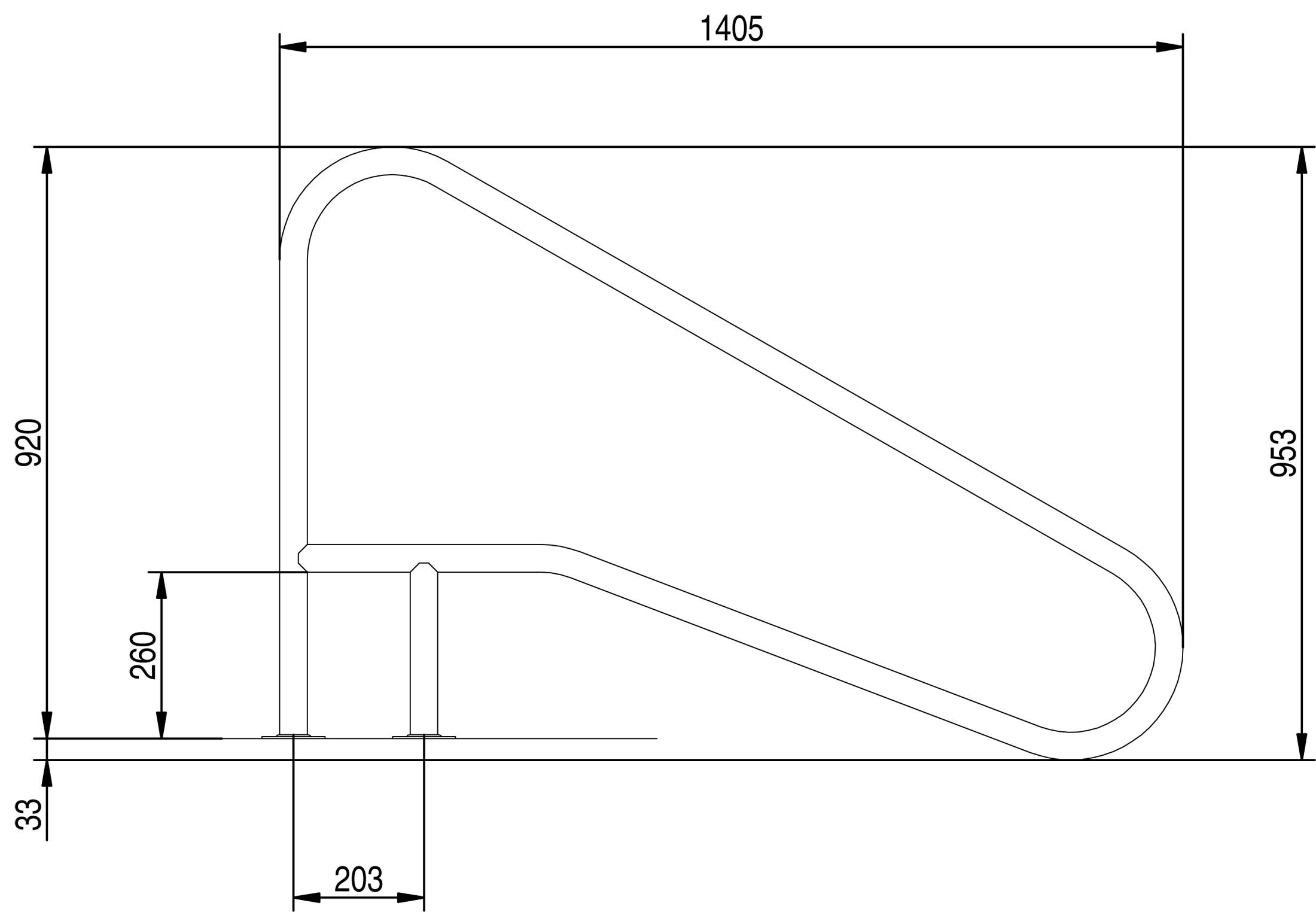 Barandilla piscina FX-02 Aisi 316 Flexinox - Imagen 2