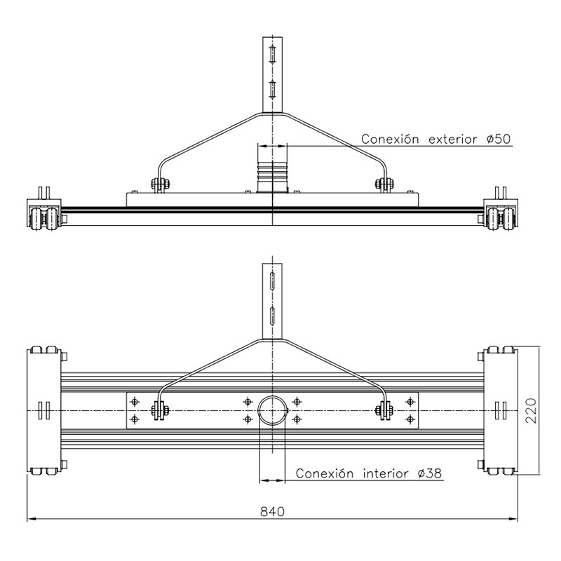 Limpiafondos doble metalico - Imagen 2