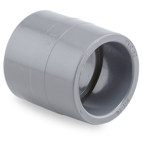 Manguito unión PVC encolar