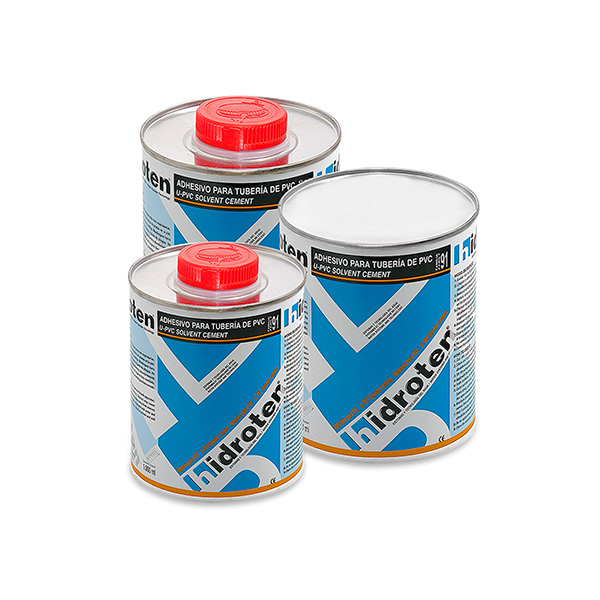 Adhesivo para PVC con pincel Hidroten