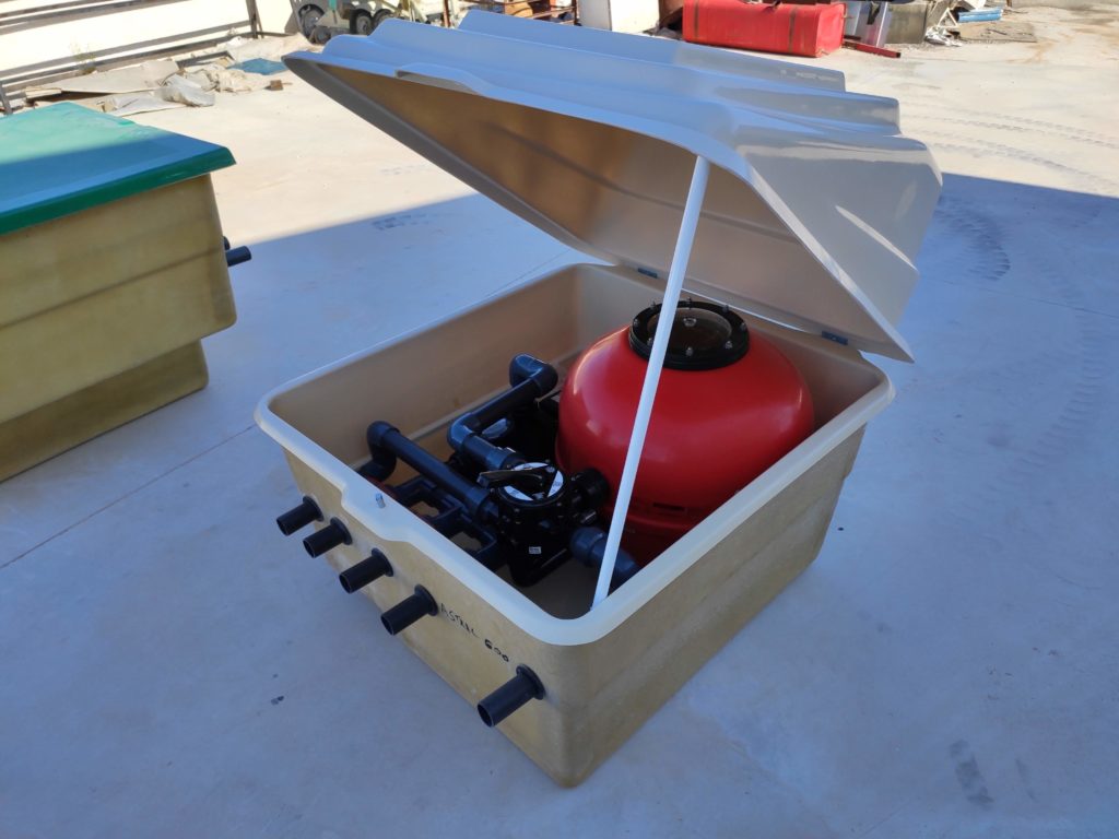 Compacto-caseta depuradora piscina astralpool 500 / 0,75 cv | RP Pool