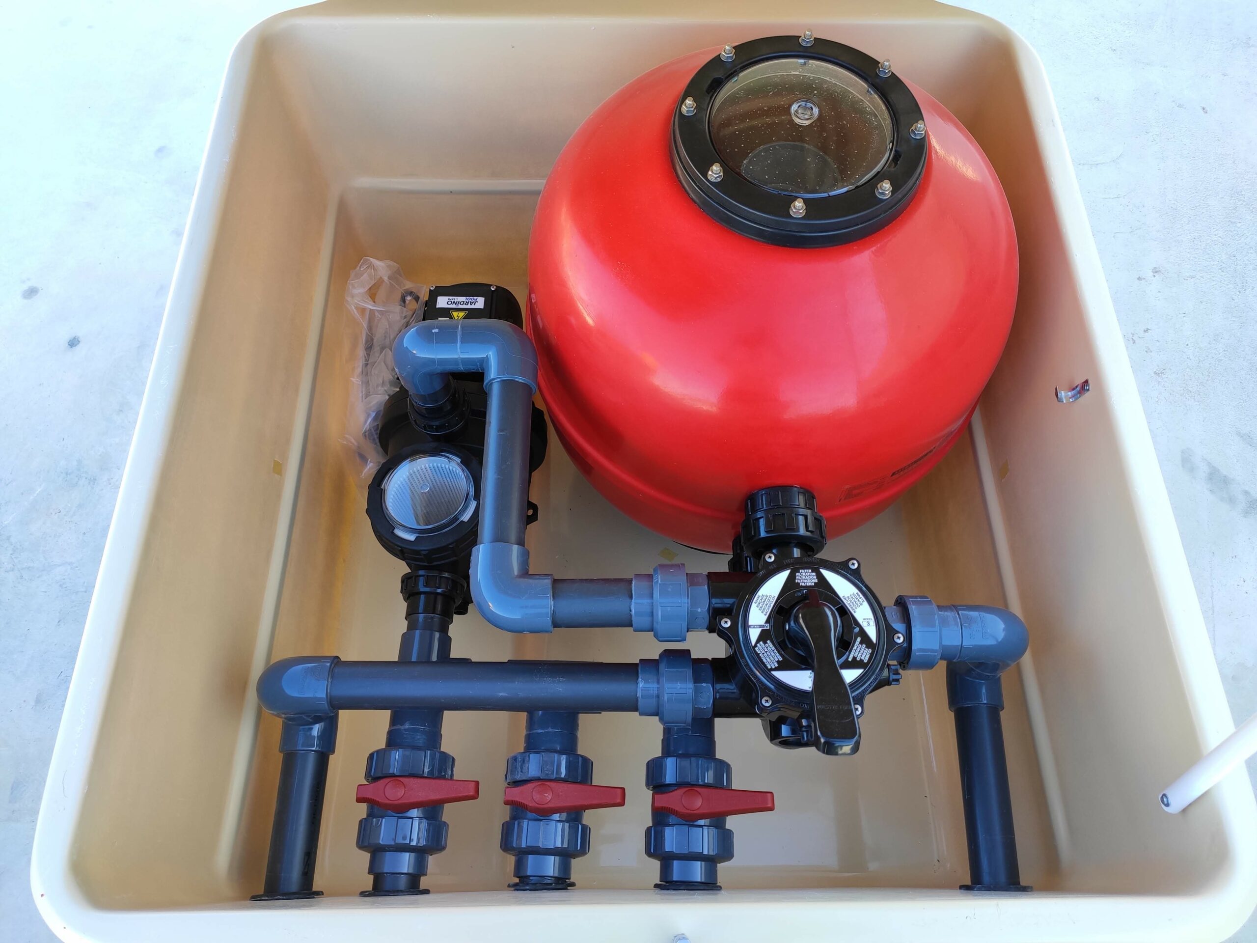 Compacto Caseta Depuradora Piscina Semienterrada Astralpool Vesúbio 500 - Imagen 5