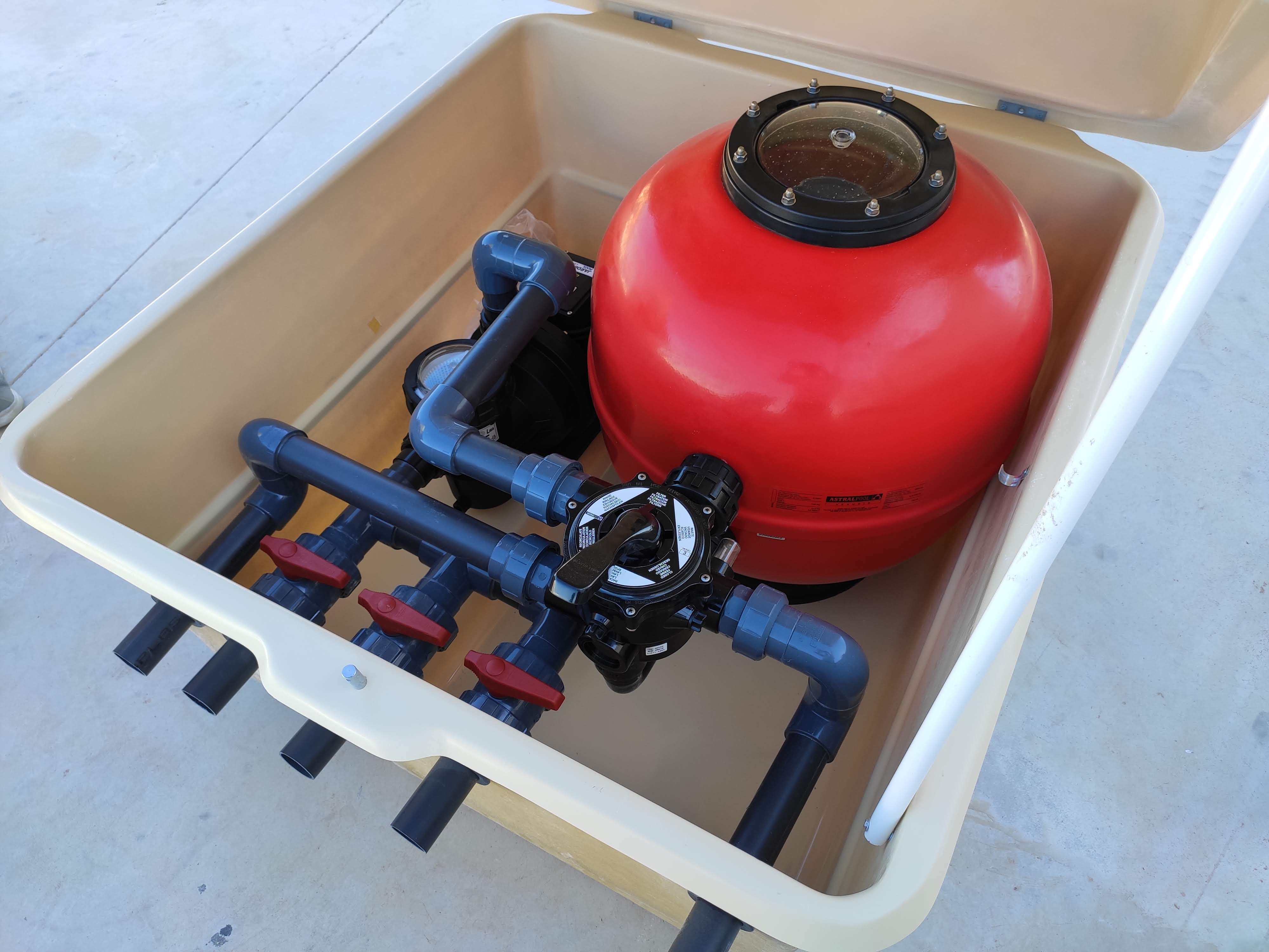 COMPACTO-CASETA DEPURADORA PISCINA ASTRALPOOL 500 / 0,75 CV | RP Pool