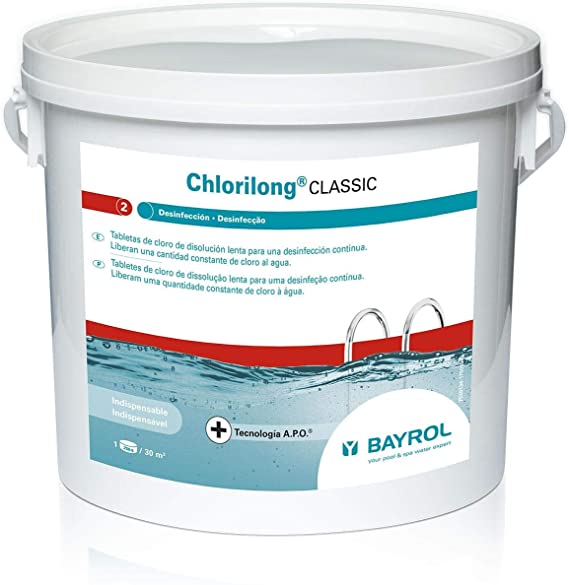 Cloro Tabletas Chlorilong® CLASSIC Bayrol 5 kg