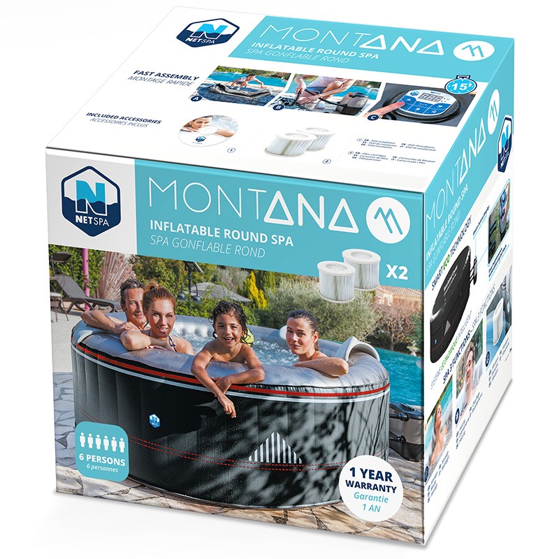 Spa hinchable NetSpa Montana 6 personas - Imagen 3
