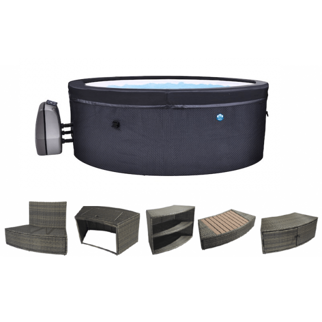 Spa portátil NetSpa Vita muebles opcionales - Imagen 2