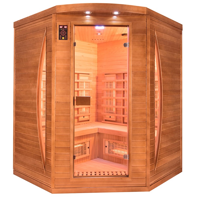 Sauna infrarrojos Spectra rinconera 3 personas - Imagen 2