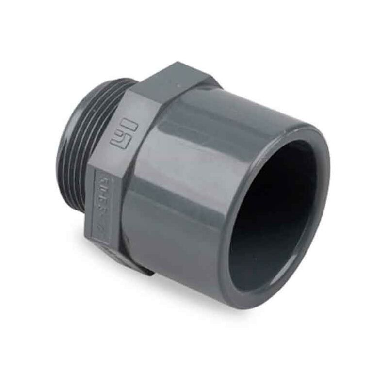 Terminal PVC para encolar y roscar macho Hidroten