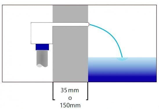 Cascada piscina acrilica empotable LED RGB - Imagen 4