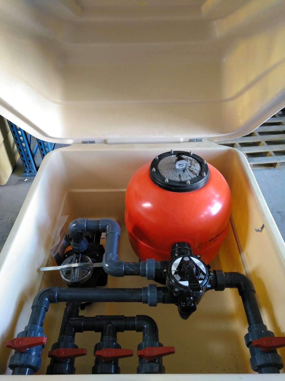 Compacto Caseta Depuradora Piscina Enterrada Astralpool Vesúbio 600 - Imagen 3