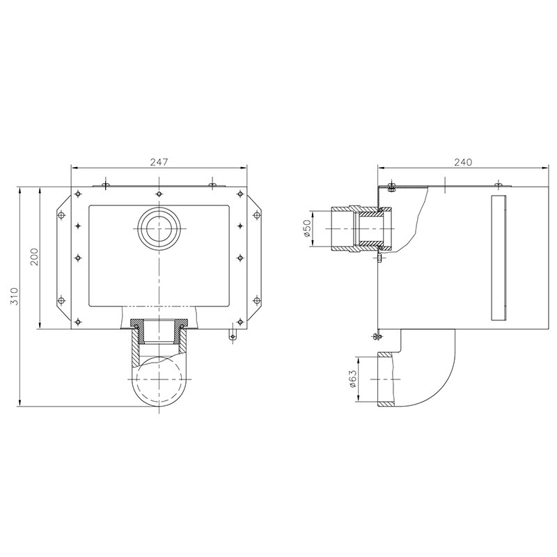 Cuerpo skimmer Inox A-202 AstralPool - Imagen 2