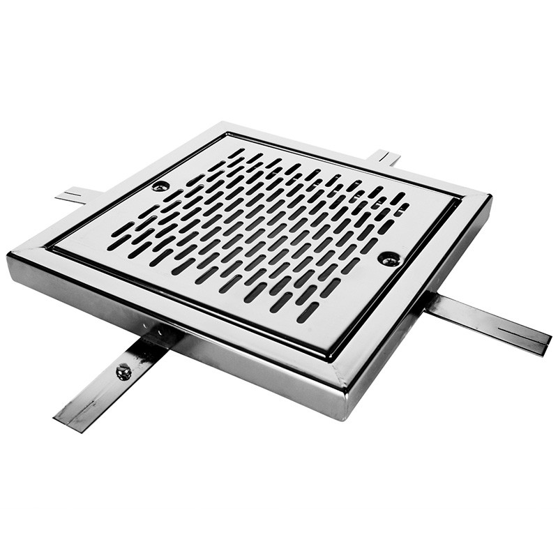 Reja de desagüe cuadrada en acero inox AstralPool