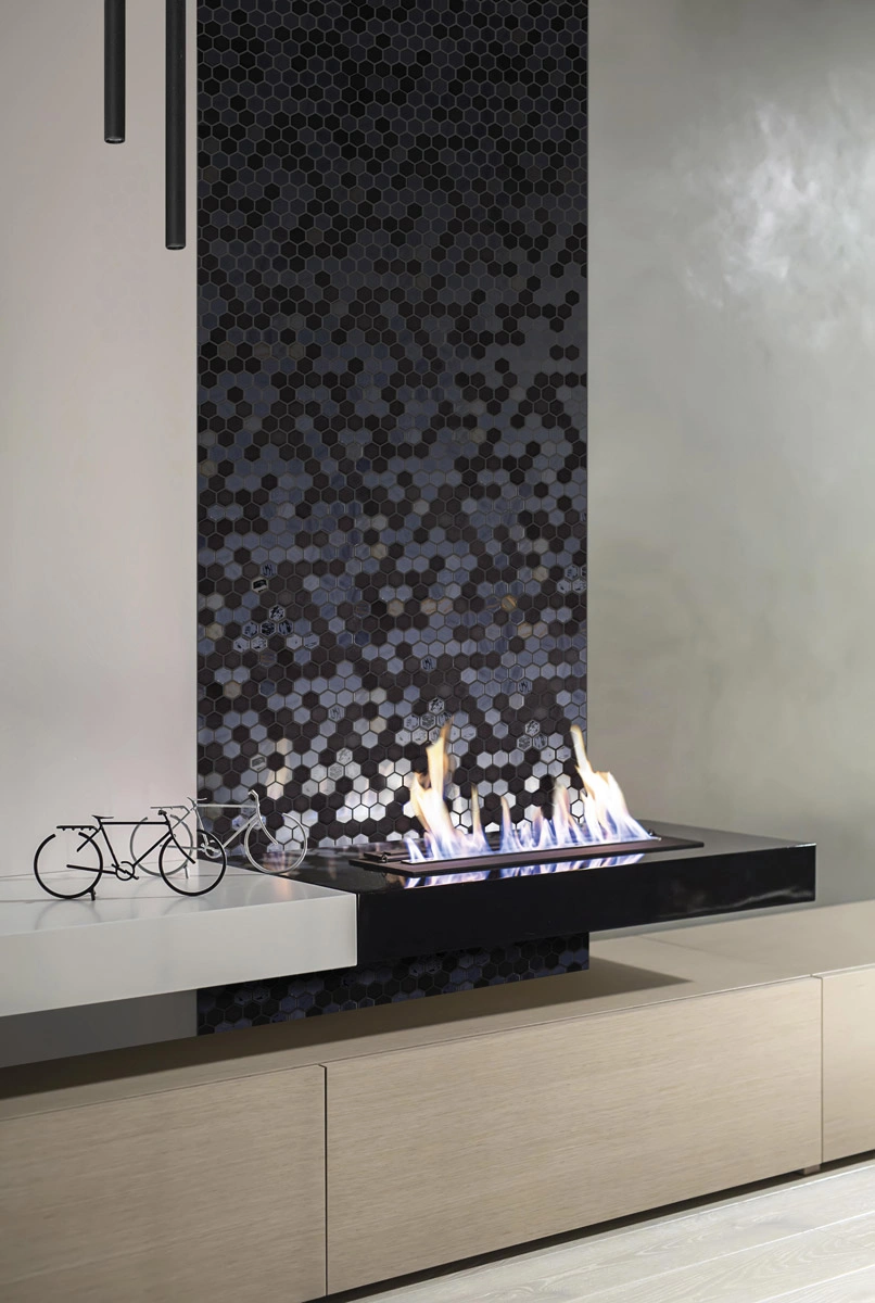 Onix HEX STONEGLASS OPALO BLACK - Imagen 3