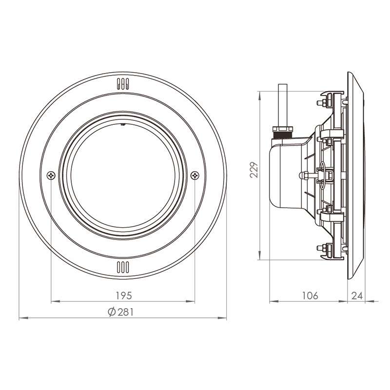 Proyector LED PAR56 RGB 1100 lm LumiPlus Essential AstralPool - Imagen 3