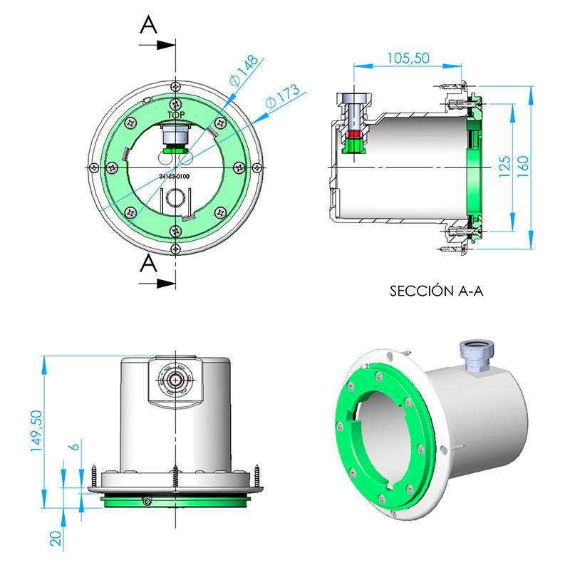 Nichos para LumiPlus Mini AstralPool - Imagen 3