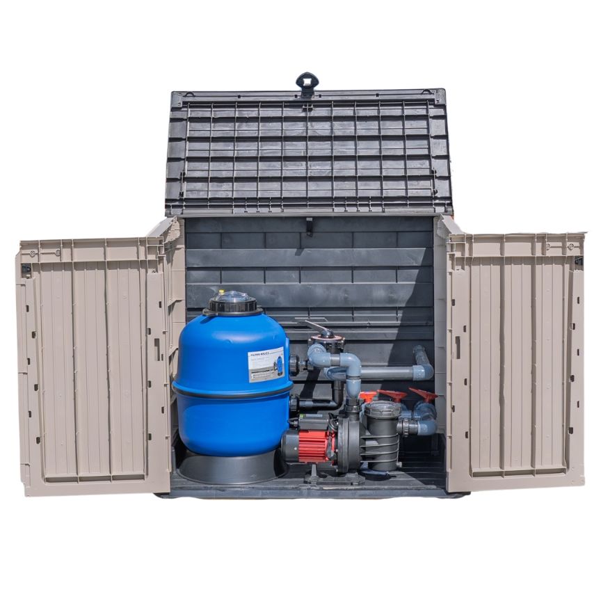 Compacto Caseta Depuradora Piscina Superficie 400/0,50cv Belice