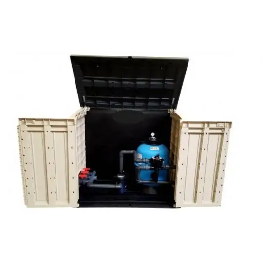 Compacto Caseta Depuradora Piscina Superficie Coral Neptuno 500