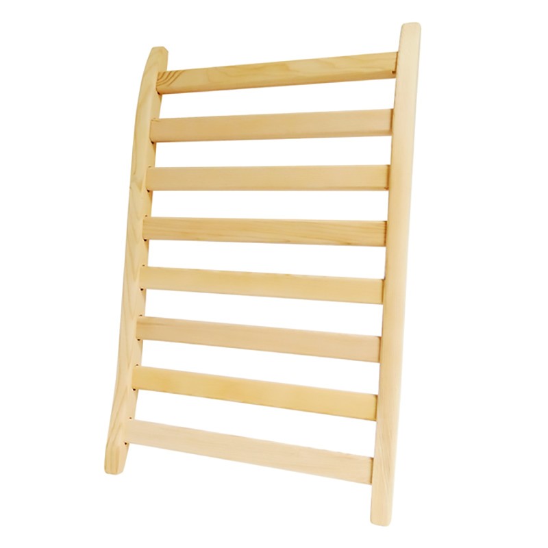 Respaldo ergonómico para sauna