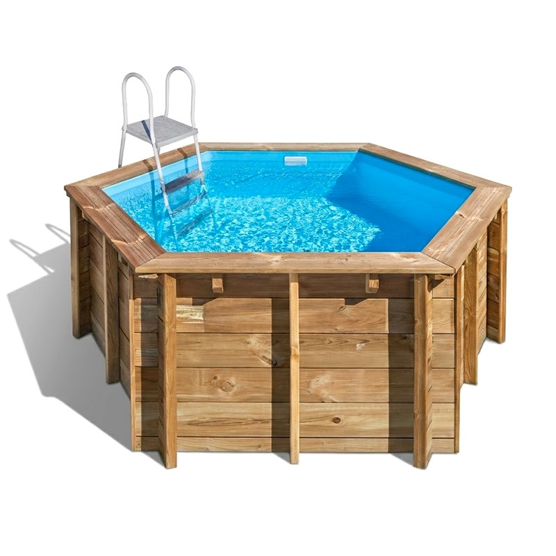 Piscina de madera Gre Lili 2 redonda Ø280x107