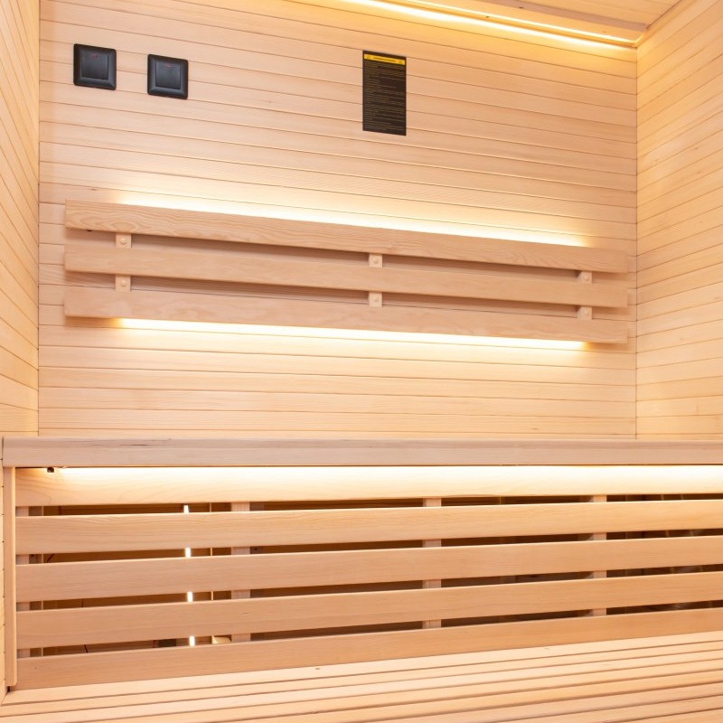 Sauna de vapor Sense 3 plazas en esquina - Imagen 4