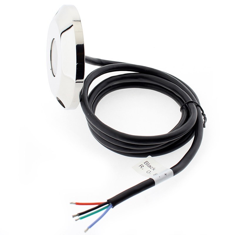 Pack foco para piscina led premium acero AISI 316L configurable + controlador + transformador + cuadro eléctrico - Imagen 4