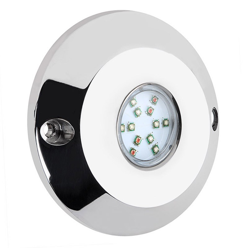 Pack foco para piscina led premium acero AISI 316L configurable + controlador + transformador + cuadro eléctrico - Imagen 3