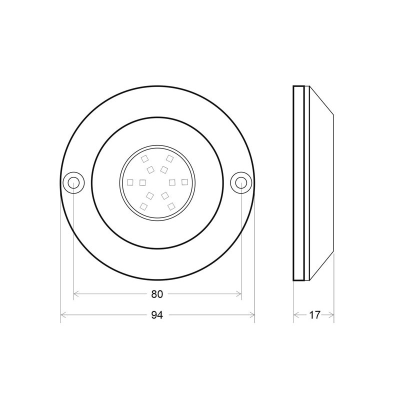 Pack foco para piscina led premium acero AISI 316L configurable + controlador + transformador + cuadro eléctrico - Imagen 2